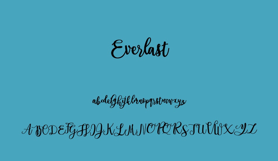 everlast-personal-use font