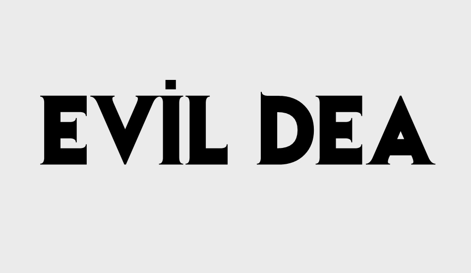 evil-dead font big