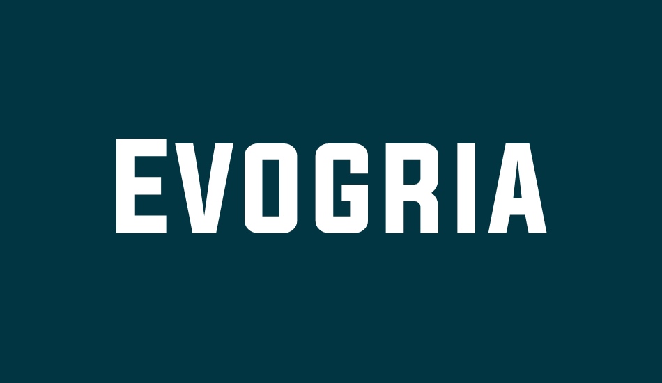 evogria font big