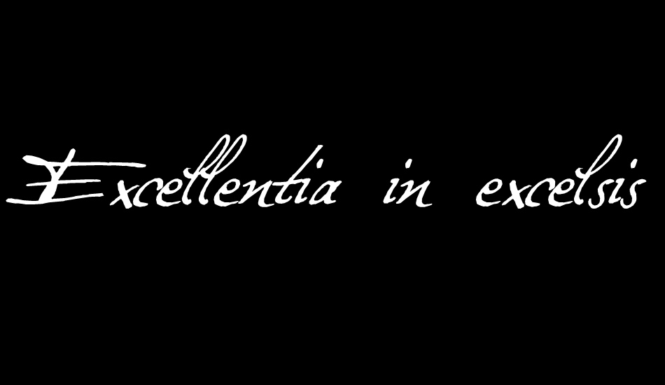 excellentia-in-excelsis font big