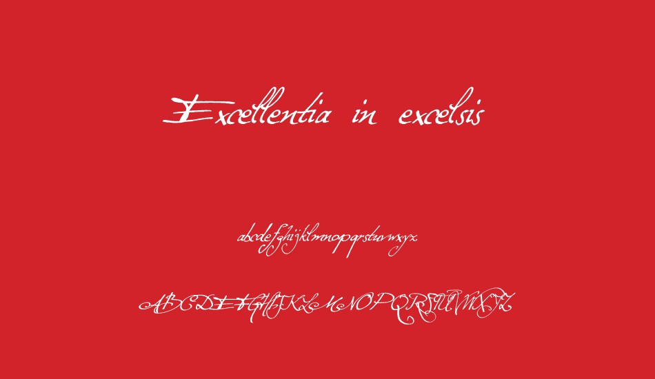 excellentia-in-excelsis font