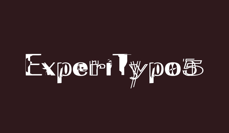 experitypo5 font big