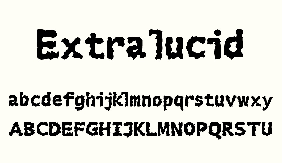 extralucid font