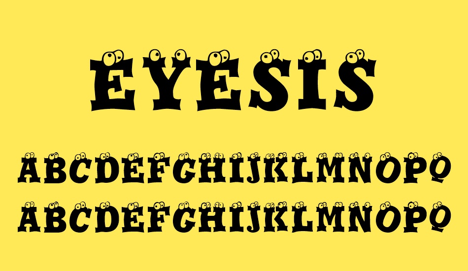 eyesis font