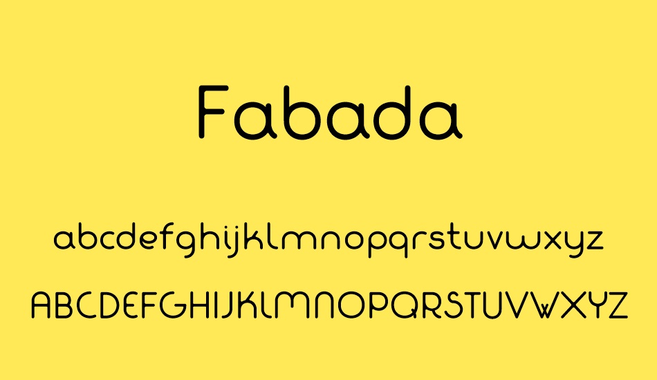 fabada font