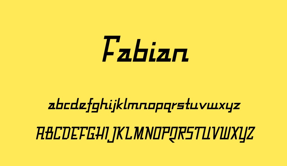 fabian font