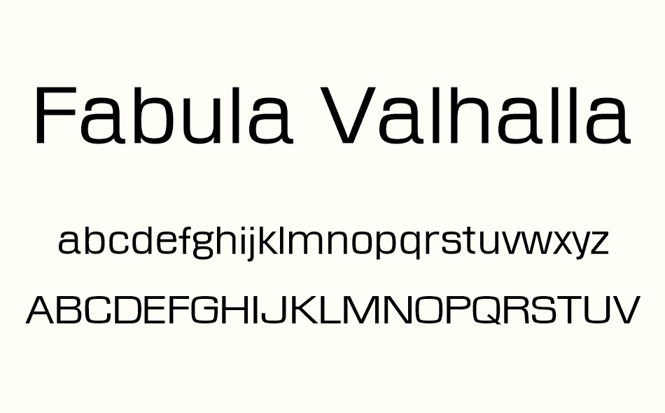Fabula Valhalla font