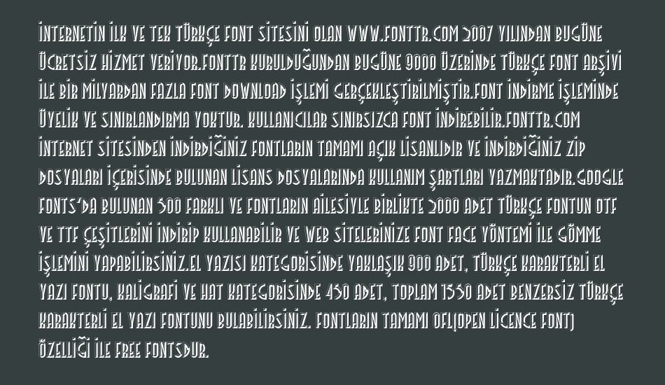 facetsnf font 1