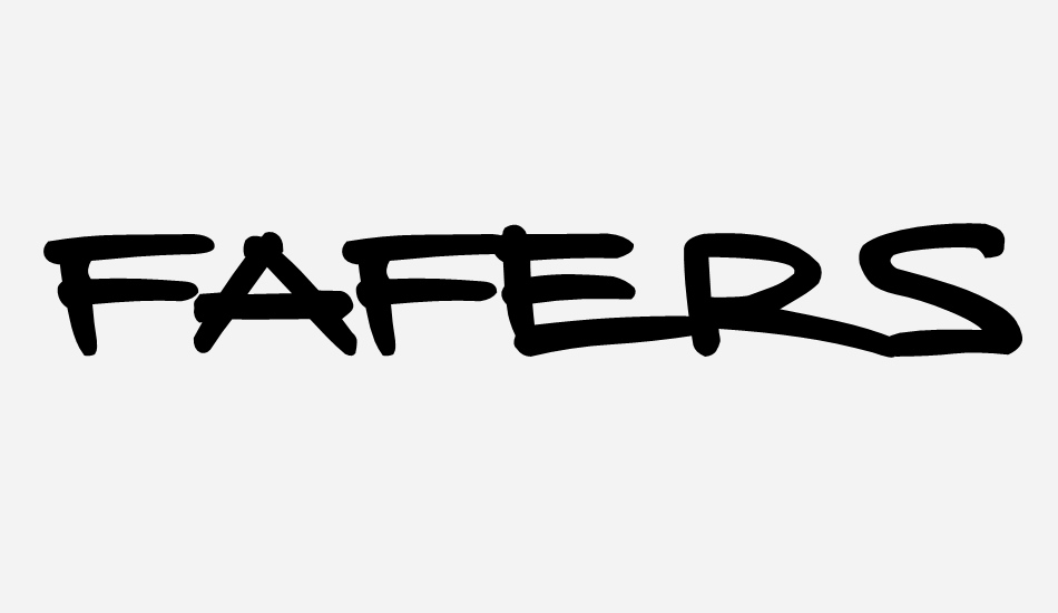 fafers-handwriting-font font big