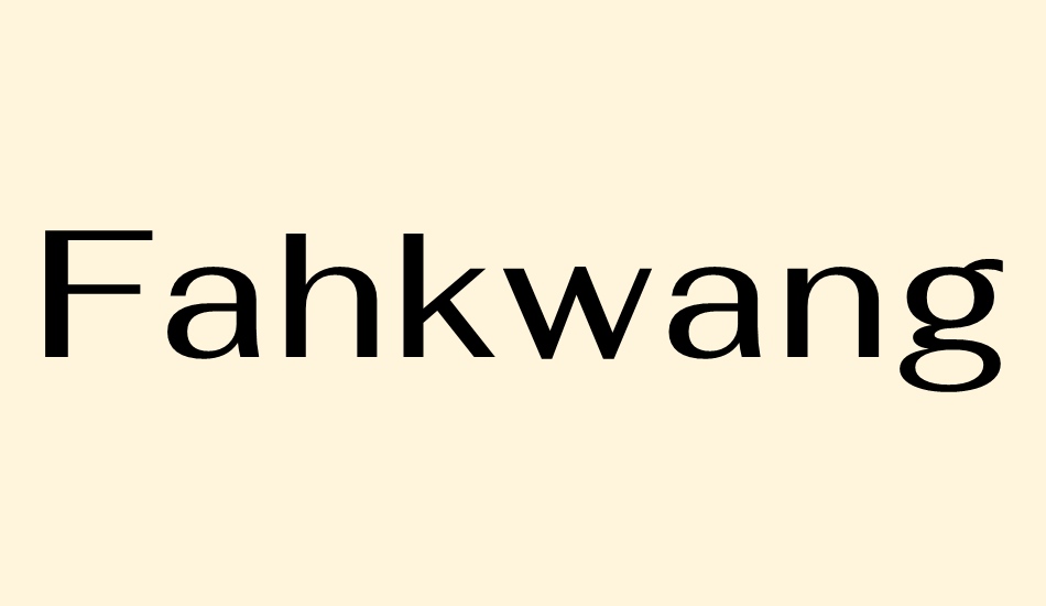 fahkwang-medium font big