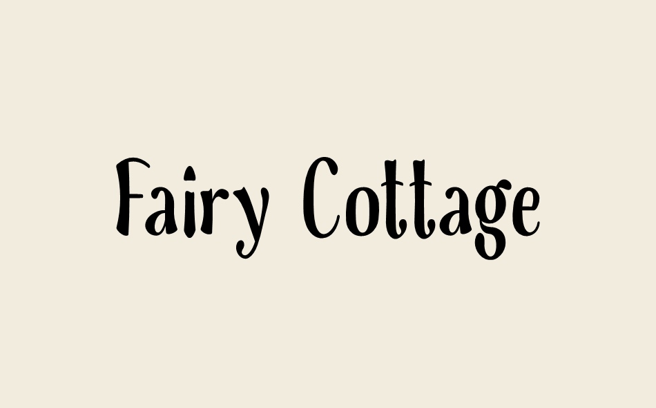 Fairy Cottage font big