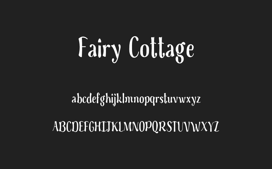 Fairy Cottage font