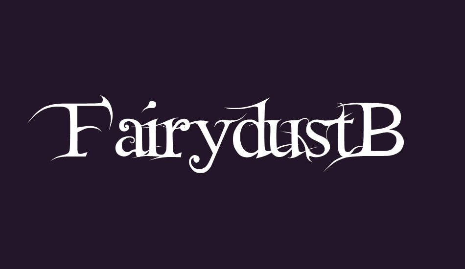 fairydustb font big