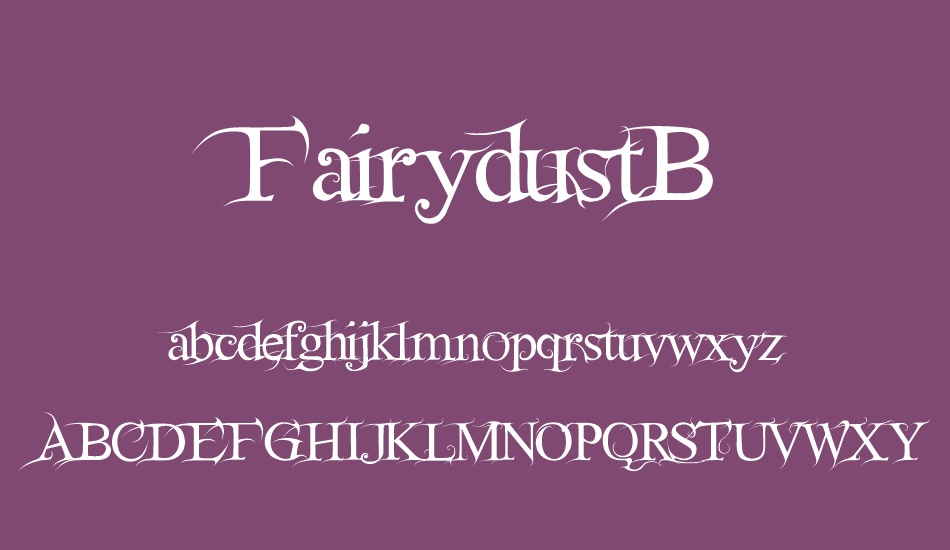 fairydustb font