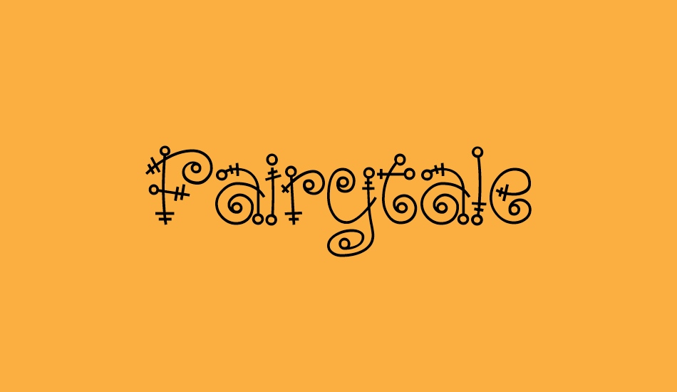 fairytale font big