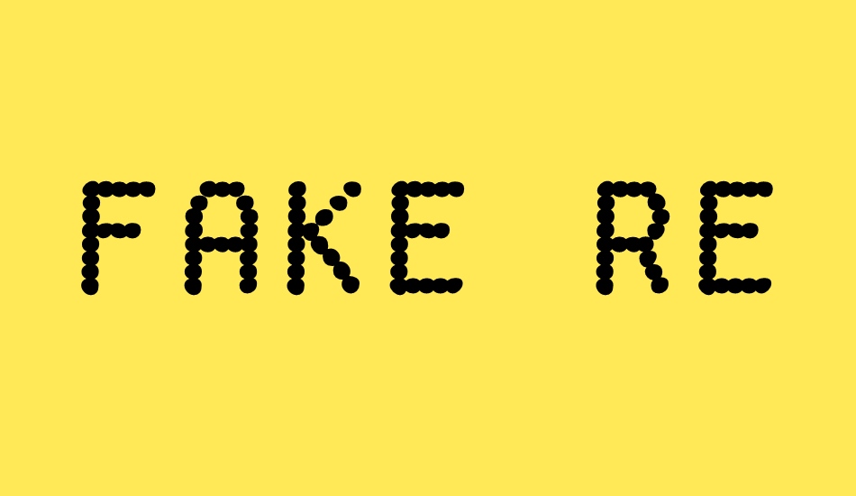 Fake Receiptby font - Font Tr