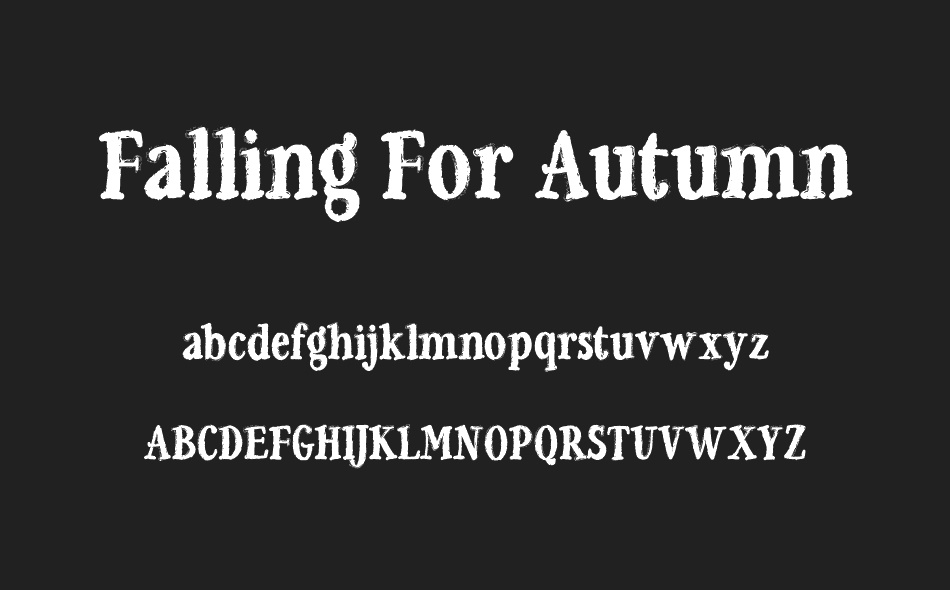 Falling For Autumn font