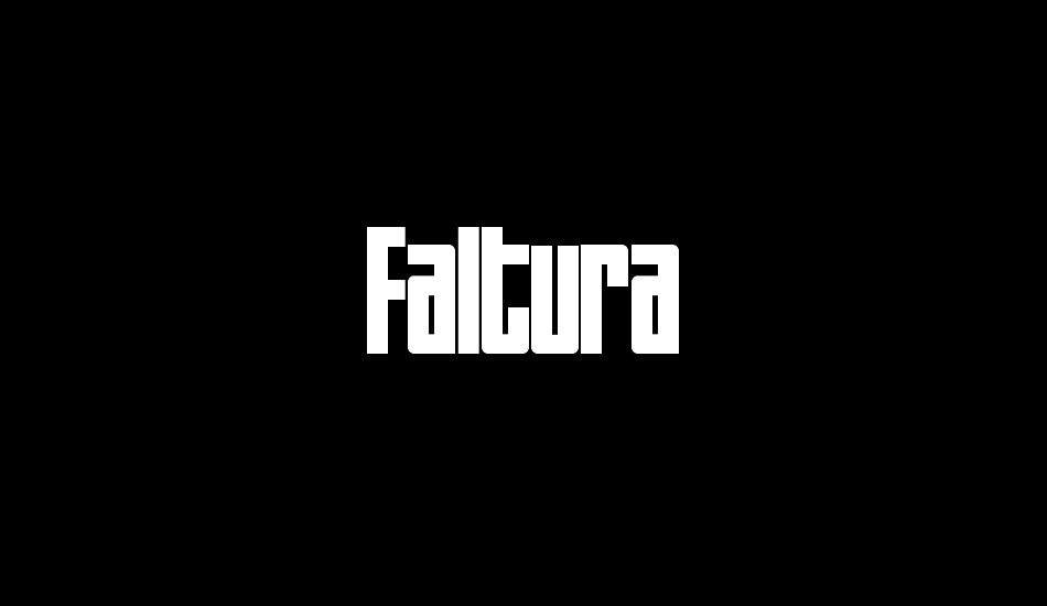 faltura font big