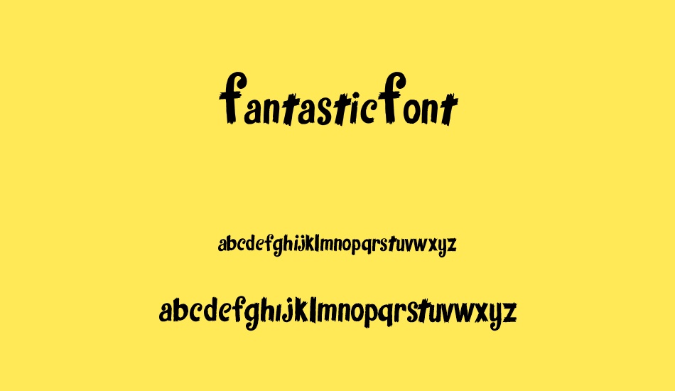 fantasticfont font