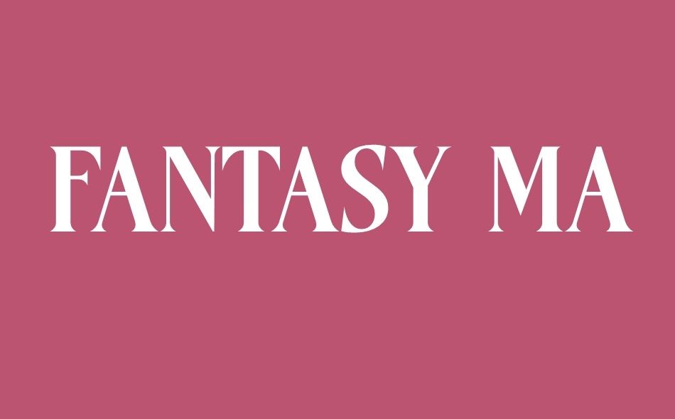 Fantasy Magist font big