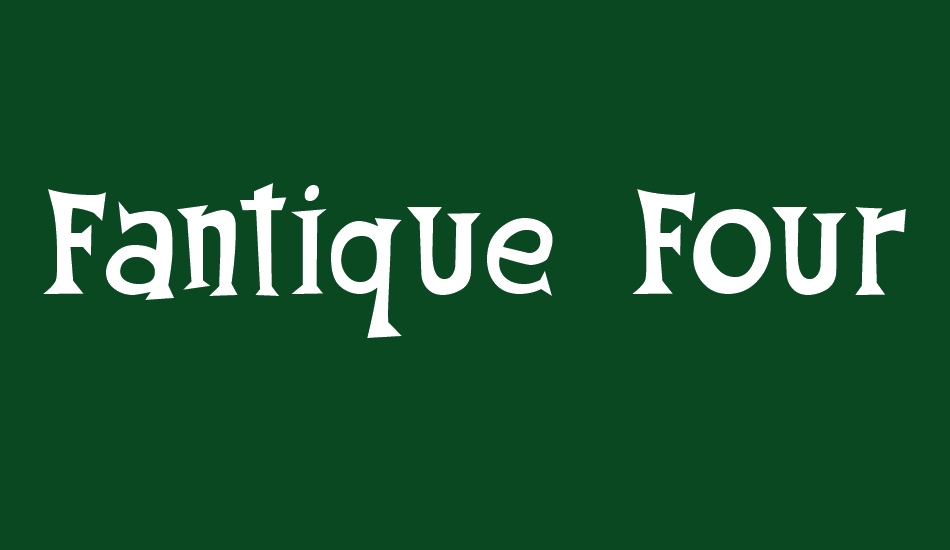 fantique-four font big