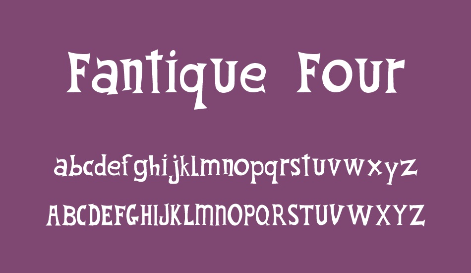 fantique-four font