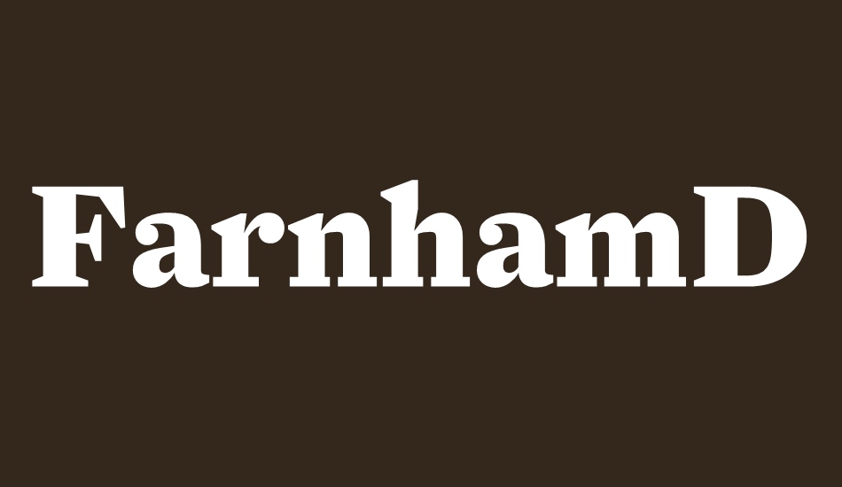 farnhamdisplay-black font big