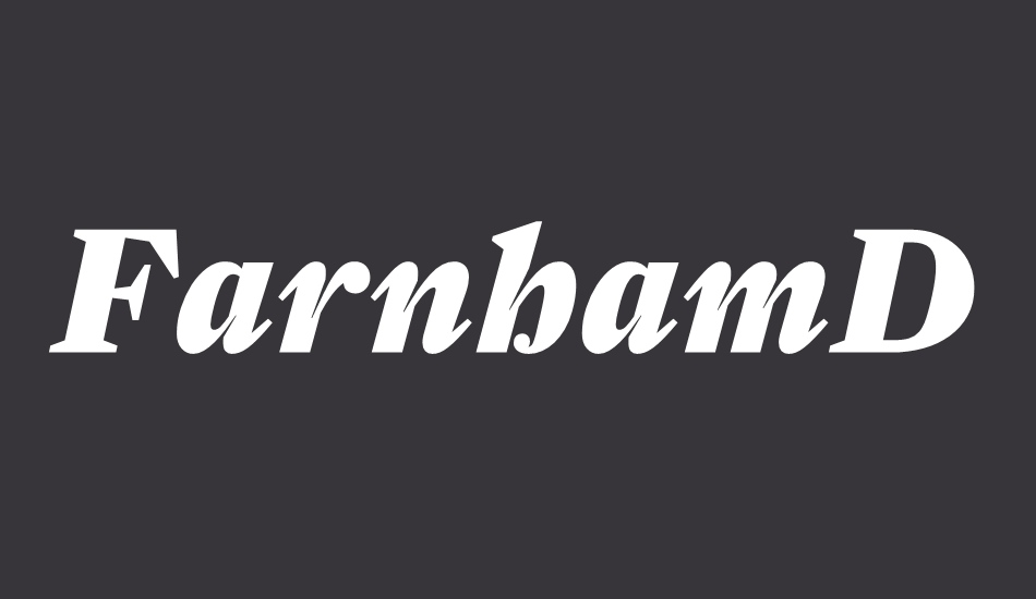 farnhamdisplay-blackıtal font big