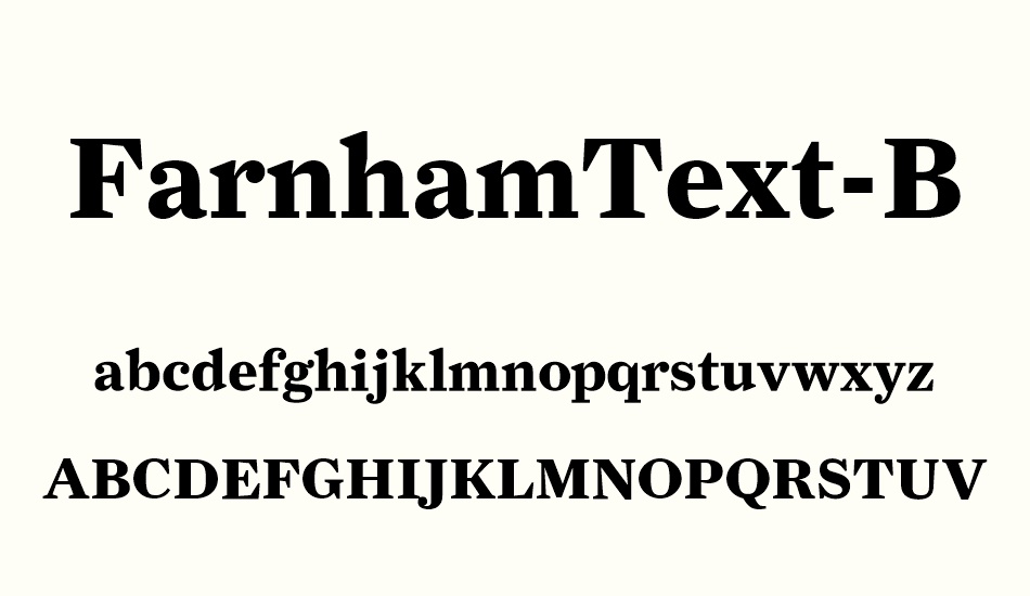 farnhamtext-bold font