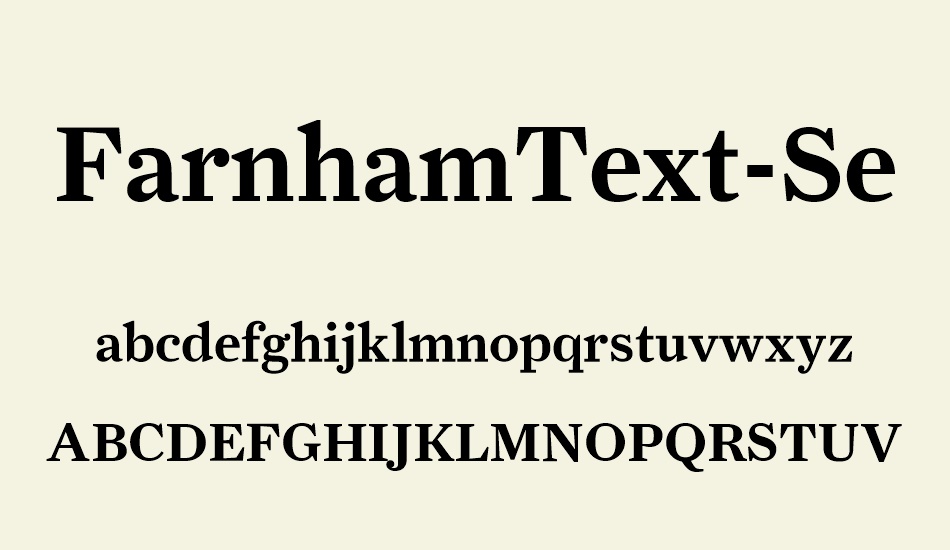 farnhamtext-semi font