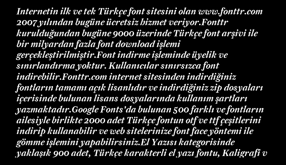 farnhamtext-semiıtal font 1