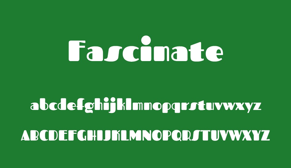 fascinate font