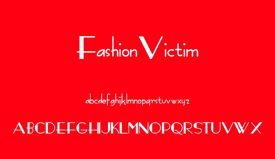 fashionvictim font