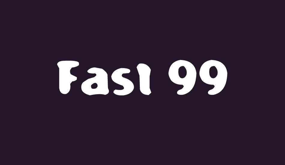 fast-99 font big