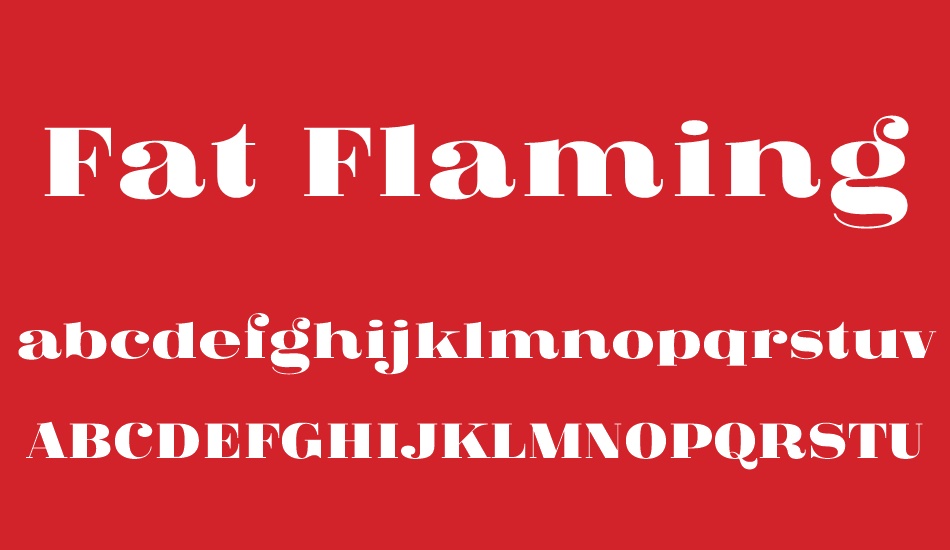 fat-flamingo5 font