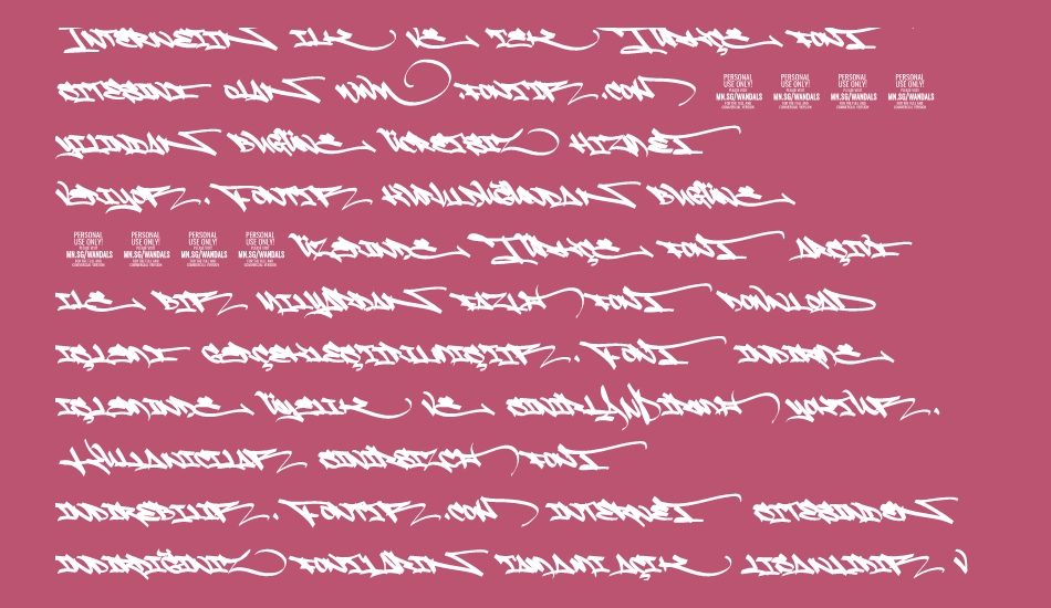 fat-wandals-personal-use font 1
