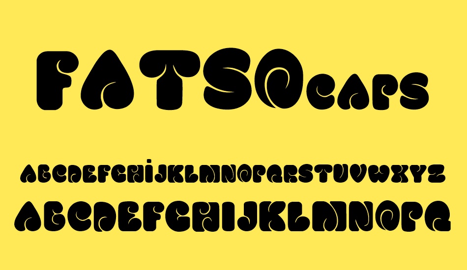 fatsocaps font