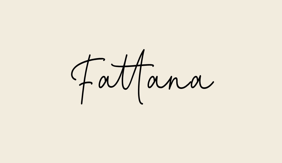 fattana font big