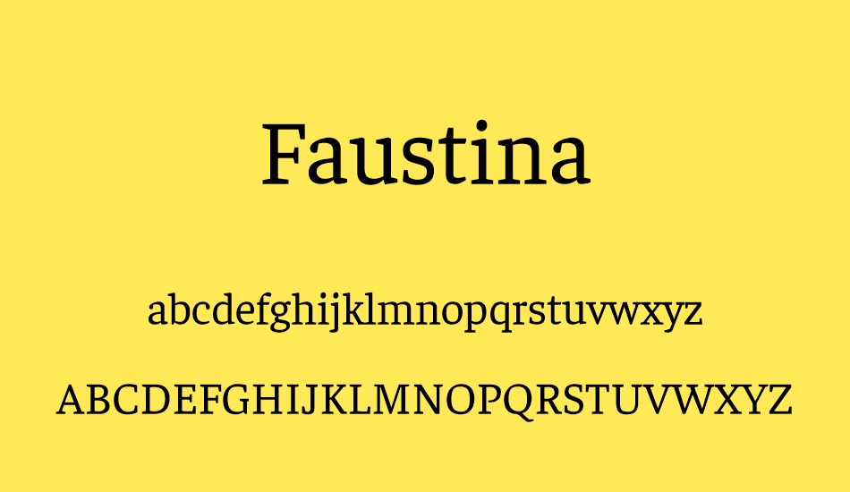 faustina font