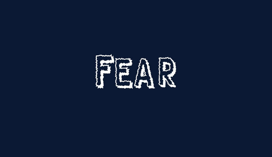 fear font big