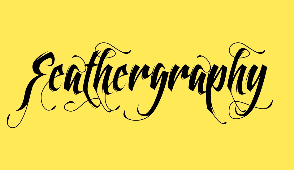 feathergraphy-decoration font big