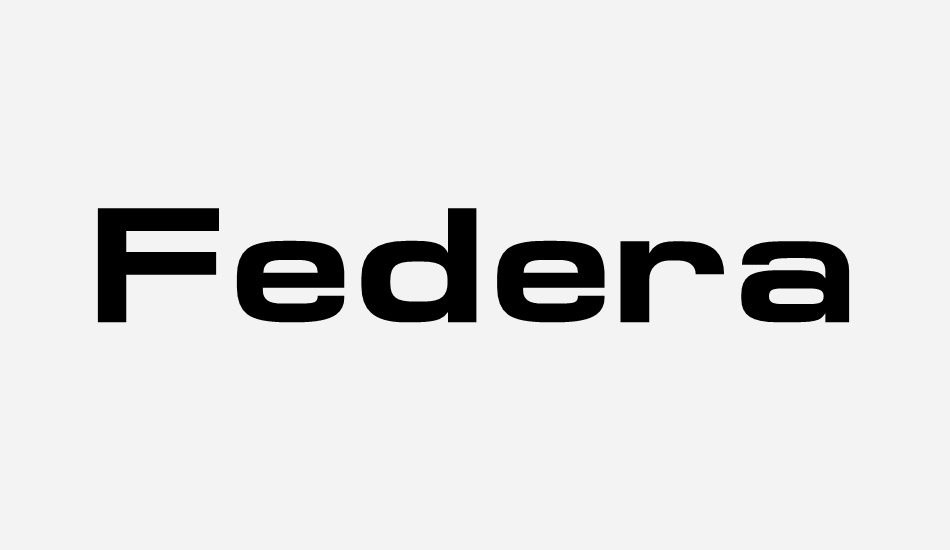 federation font big