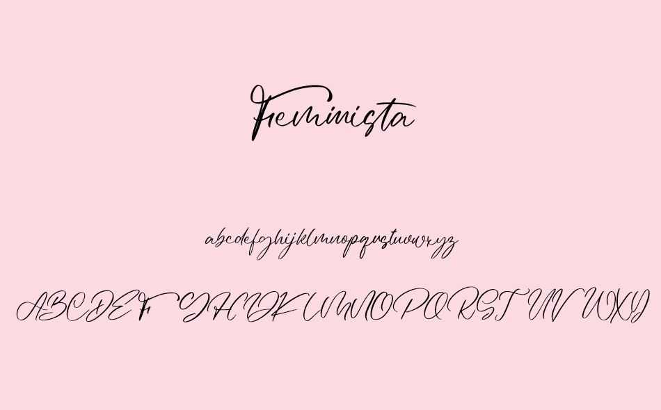 Feminista font