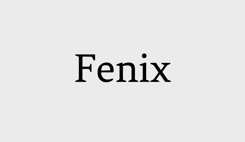 fenix font big