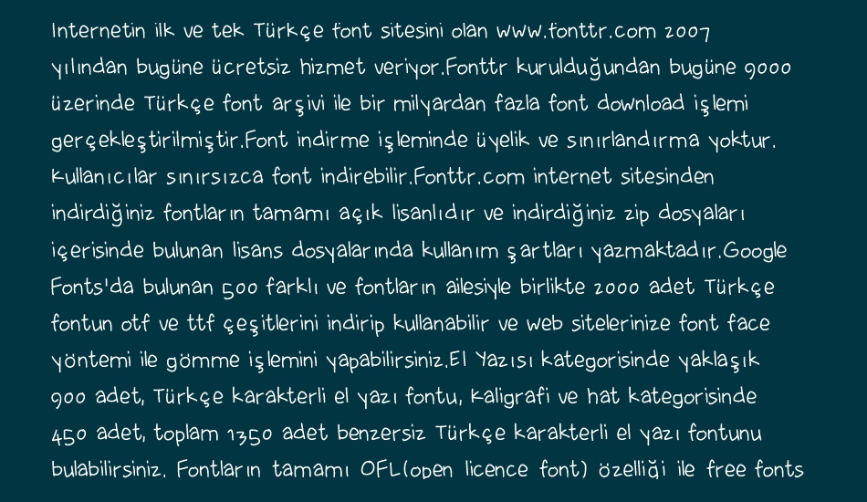 fewriter font 1