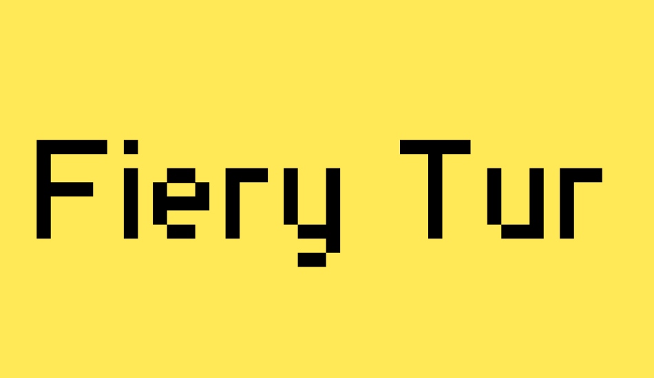 fiery-turk font big