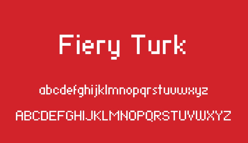 fiery-turk font