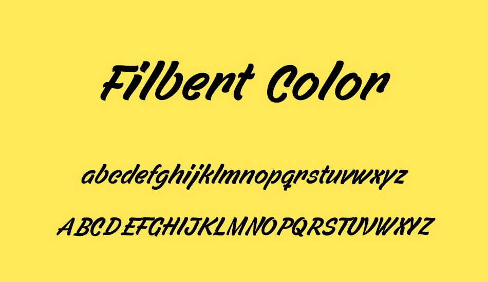 filbert-color-personal-use font