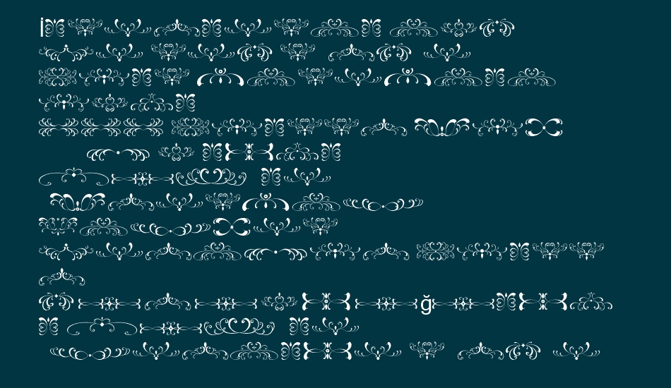 filigrees-and-ornaments-st font 1