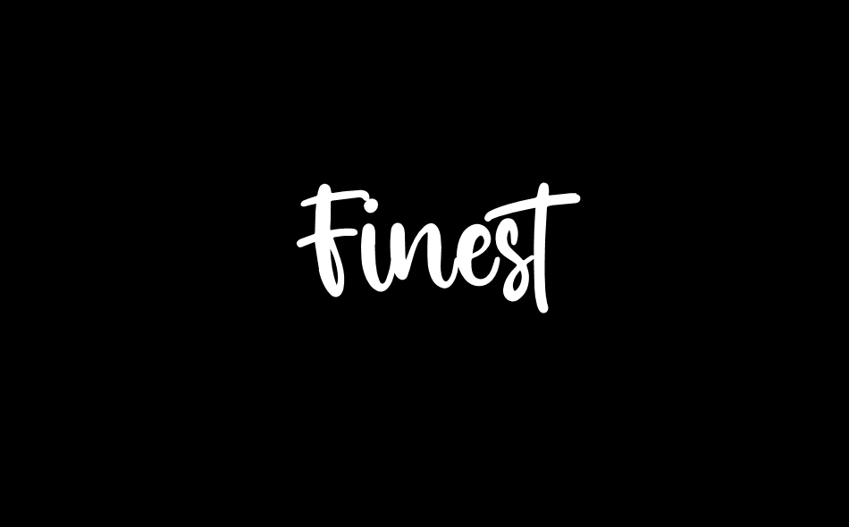 Finest font big